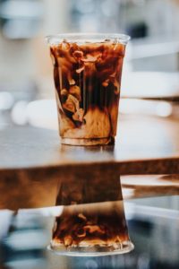 mix cold brew with milk